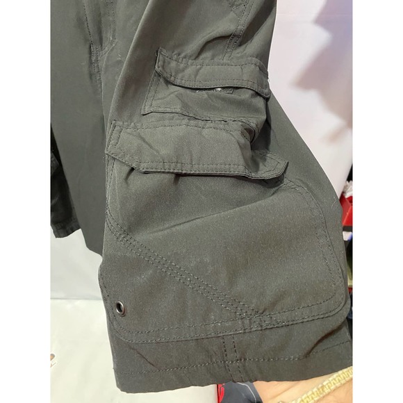 IRON CO. Stretch Cargo Shorts Black Size 38 - Picture 9 of 9